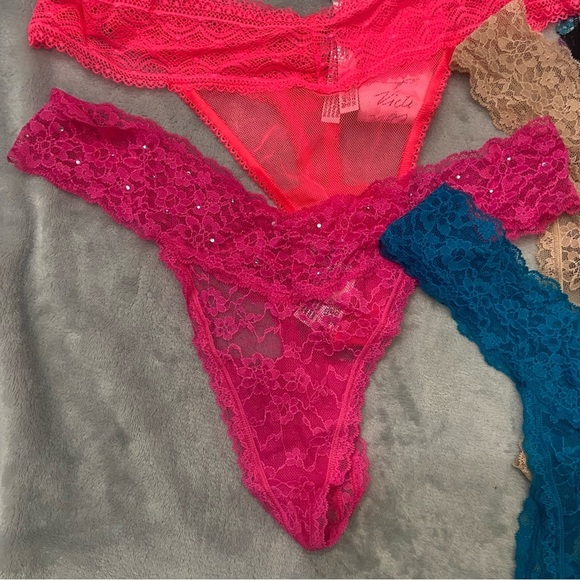 New! Victoria’s Secret 6 panty bundle sexy mesh thong 10396 - Picture 2 of 8